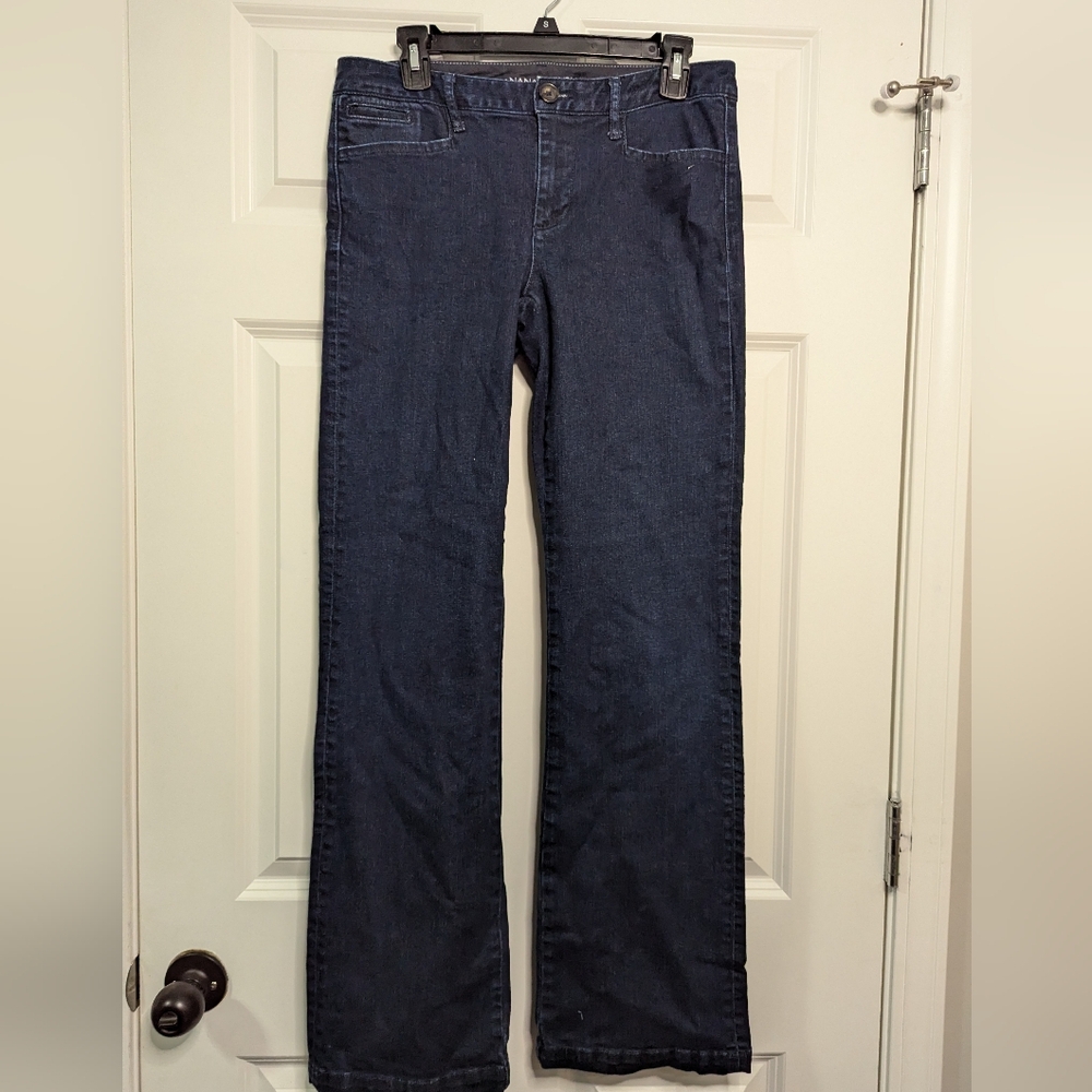 Banana Republic Denim Trouser in Dark Wash #50